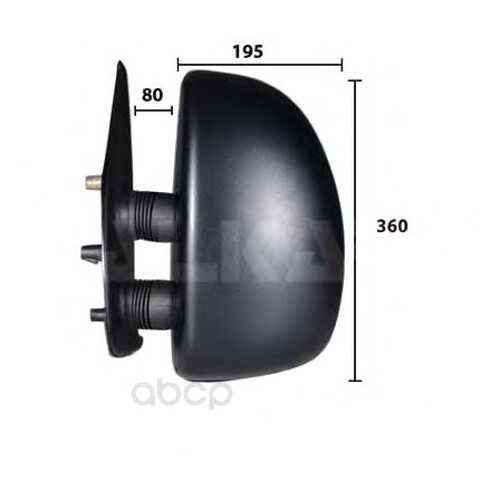 Зеркало заднего вида правое Citroen Jumper 02 ALKAR 9255961 в Шелл