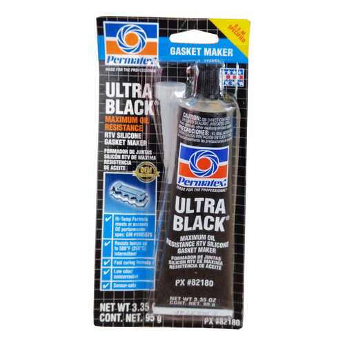 Формирователь прокладок чёрный PERMATEX Ultra Black Gasket Maker (95гр) в Шелл