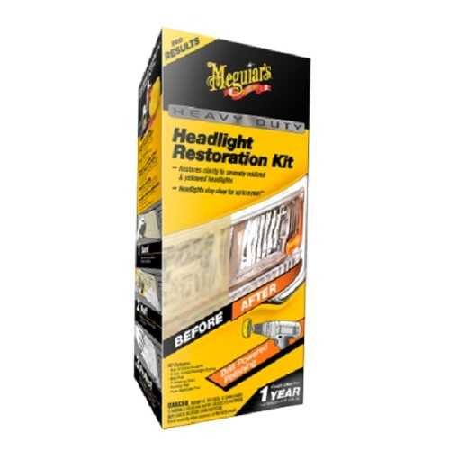 Полный набор для абразивного восстановления фар Heavy Duty Headlight Restoration Kit NEW в Шелл