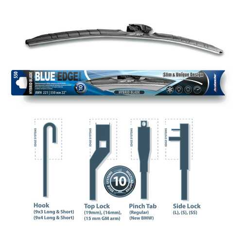 Щетка стеклоочистителя Avalanche AWH221 550мм 22 в Шелл