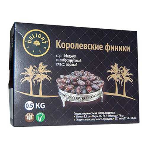 Финики Delight Season сушеные с косточкой 500 г в Шелл