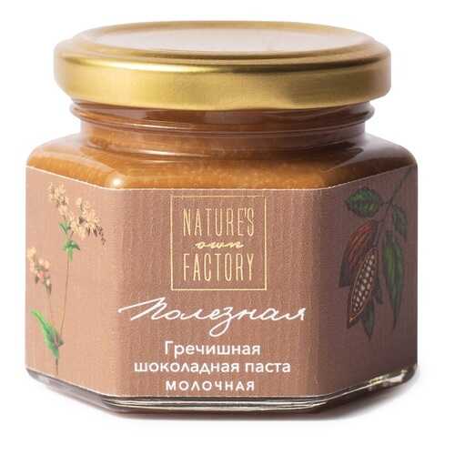 Паста Гречишная шоколадно-ореховая молочная Natures Own Factory 120 г Россия в Шелл