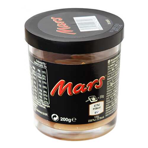 Шоколадная паста Mars 200 гр. в Шелл