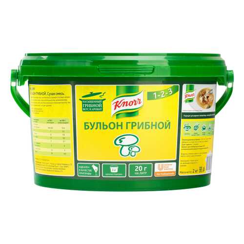 Бульон Knorr грибной 2 кг в Шелл
