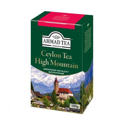 Чай Ahmad Ceylon Tea High Mountain, черный листовой, 100 гр в Шелл