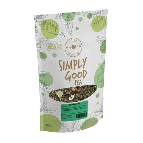 Чай Aroma Грецкий орех, зеленый с добавками листовой, 100 гр в Шелл