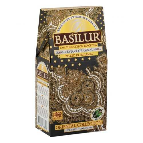 Чай Basilur Ceylon Original, черный листовой, 100 гр в Шелл