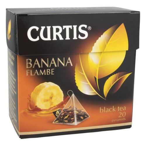Чай черный Curtis banana flambe 20 пакетиков в Шелл