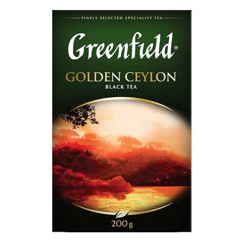 Чай черный листовой Greenfield Golden Ceylon 200 г в Шелл