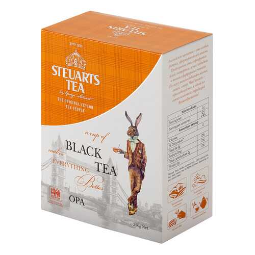 Чай черный листовой Steuarts black tea OPA 250 г в Шелл