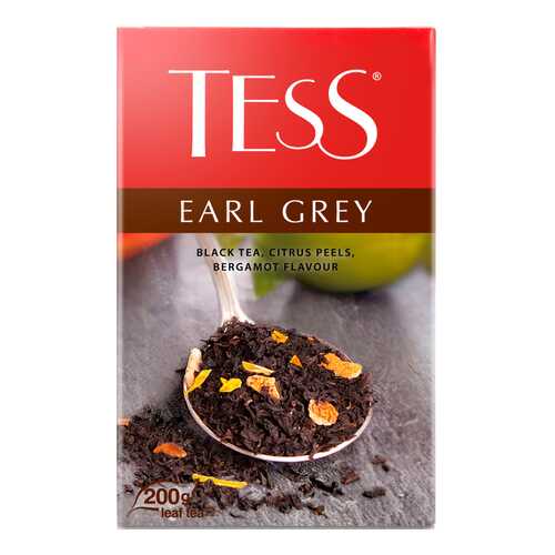 Чай черный листовой Tess Earl Gray 200 г в Шелл