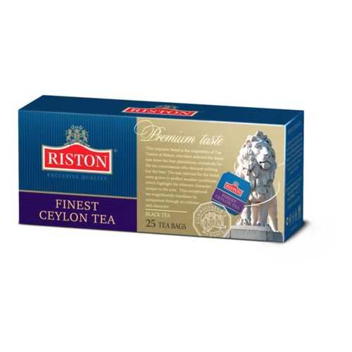 Чай черный Riston finest ceylon tea 25 пакетиков в Шелл