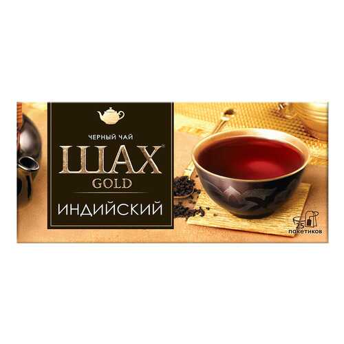 Чай черный Шах Gold Индийский 25 пакетиков в Шелл