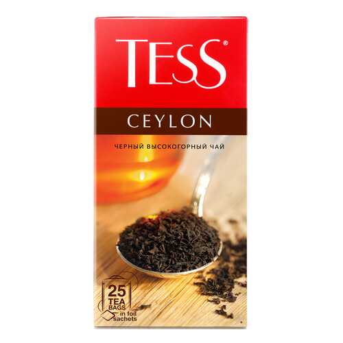 Чай черный Tess Ceylon 25 пакетиков в Шелл