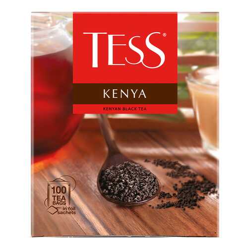 Чай черный Tess Kenya 100 пакетиков в Шелл