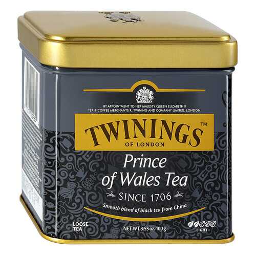Чай черный Twinings принц уэльский байховый среднелистовой 100 г в Шелл