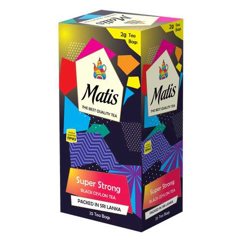 Чай черный в пакетиках для чашки Матис Super Strong 25*2 г в Шелл