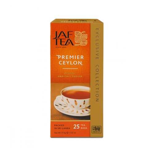 Чай Jaf Tea Premier Ceylon черный 25 пакетиков в Шелл
