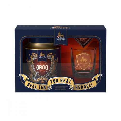Чай Richard Royal Grog Tea Set листовой черный с добавками 120 г в Шелл