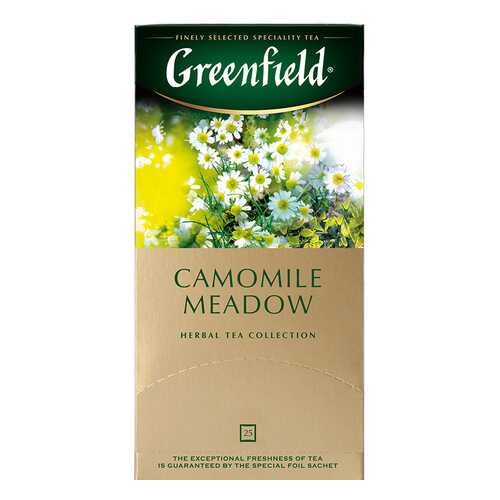 Чай травяной Greenfield Camomile Medow 25 пакетиков в Шелл