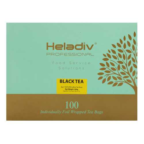 Чай в пакетиках Heladiv professional line black 100 пакетов в саше в Шелл