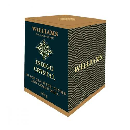 Чай Williams Indigo Crystal черный с чабрецом и цедрой лимона 100 г в Шелл