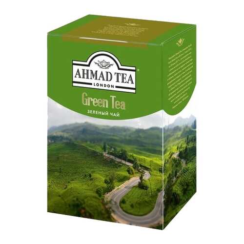 Чай зеленый Ahmad Tea листовой 100 г в Шелл