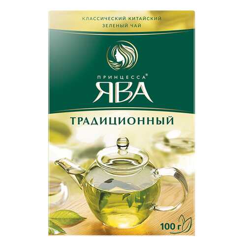 Чай зеленый листовой Принцесса Ява Традиционный 100 г в Шелл
