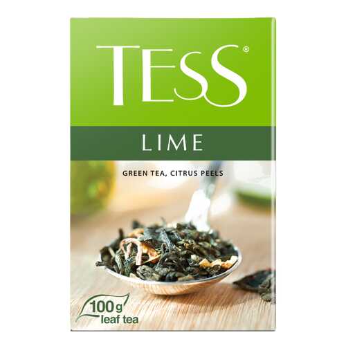 Чай зеленый листовой Tess Lime 100 г в Шелл