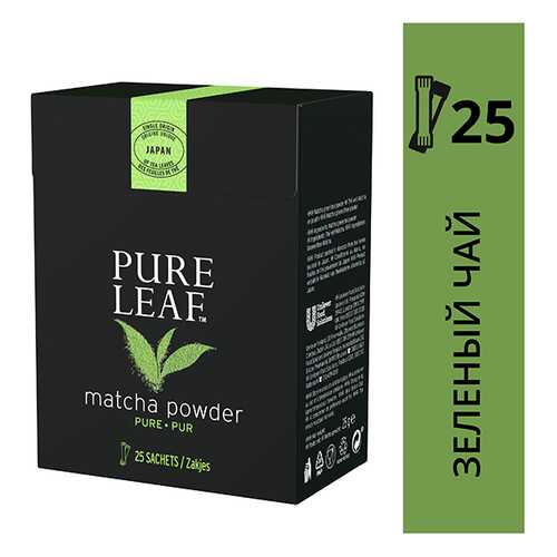 Чай зеленый Pure Leaf Matcha 25 стиков в Шелл
