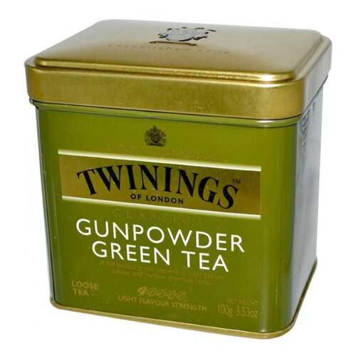 Чай зеленый Twinings ганпаудер байховый крупнолистовой 100 г в Шелл