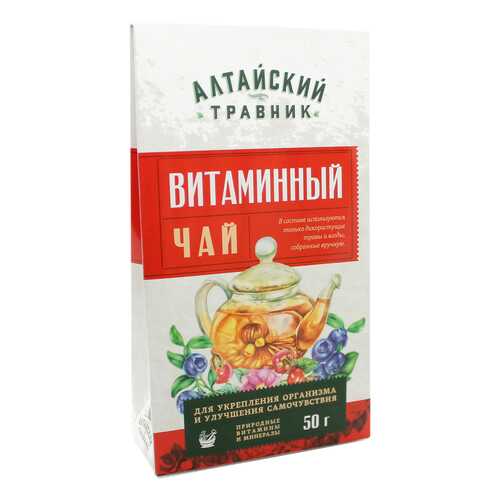 Фиточай Green Side алтайский травник витаминный 50 г в Шелл