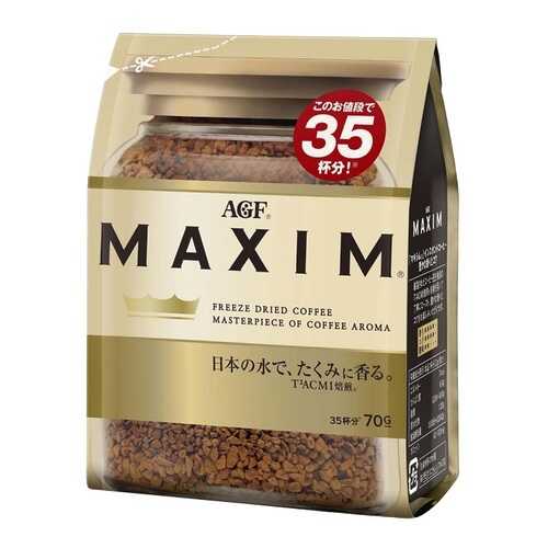 Кофе AGF Maxim растворимый gold blend 70 г в Шелл