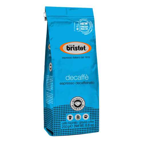Кофе Bristot Decaffeinato молотый 250 г в Шелл