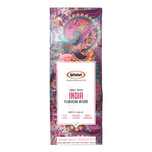 Кофе Bristot India в зернах 225 г в Шелл