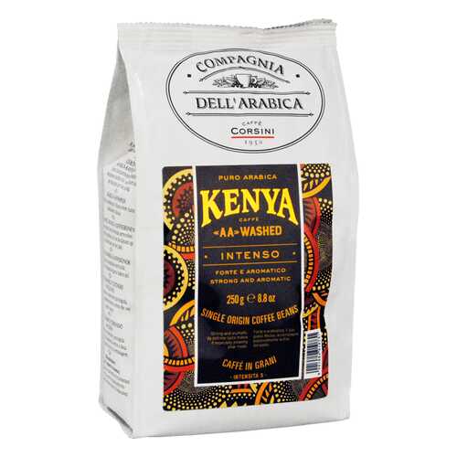 Кофе Compagnia DellArabica Kenya AA Washed в зёрнах 250 г в Шелл