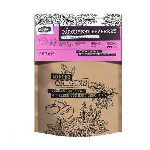 Кофе Minges Origins India Parchment Peaberry в зернах 250 г в Шелл
