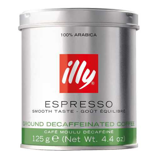 Кофе молотый ILLY caffe декофеиновый 125 г в Шелл