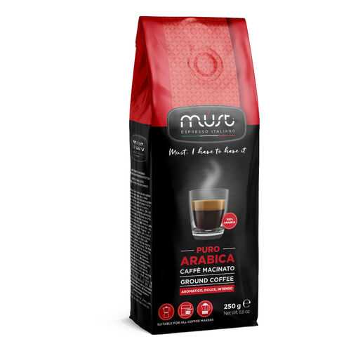 Кофе молотый Must pure arabica 250 г в Шелл