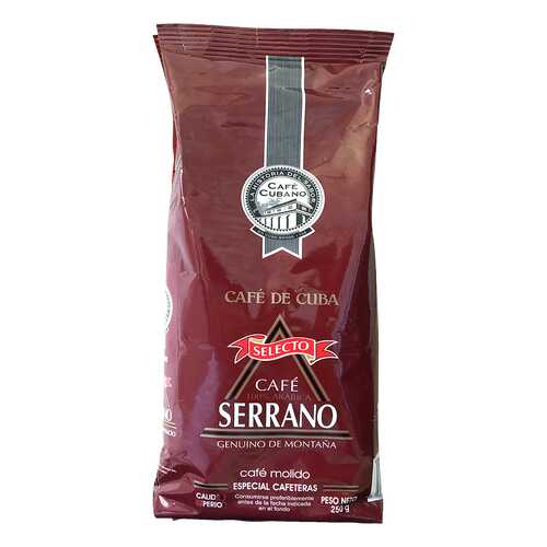 Кофе молотый Serrano Selecto 250 г в Шелл