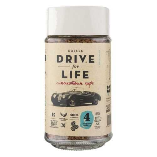Кофе растворимый Drive for Life strong roast с молотым 100 г в Шелл