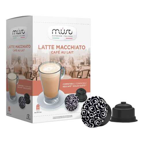 Кофе в капсулах Must latte macchiato 16 капсул в Шелл