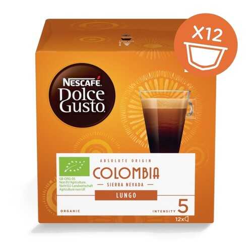 Кофе в капсулах Nescafe Dolce Gusto lungo Colombia 12 капсул в Шелл