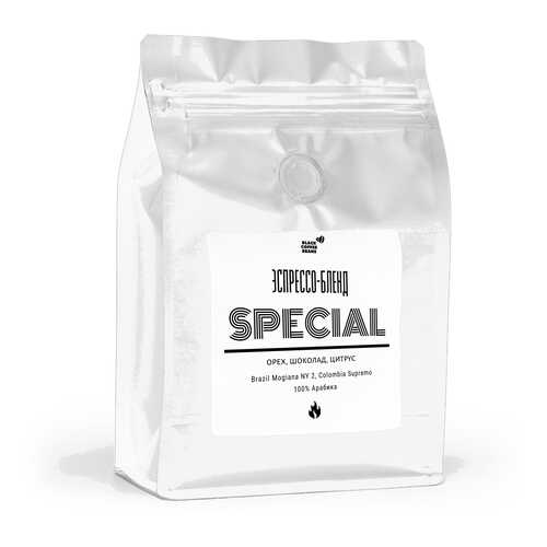 Кофе в зернах Black coffee beans Special, 250 г в Шелл