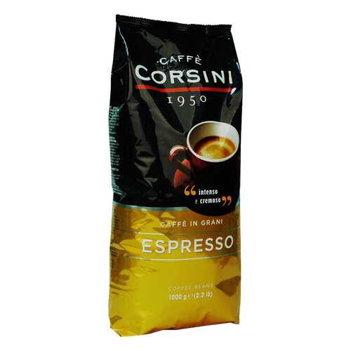 Кофе в зернах Caffe corsini espresso intenso cremoso 1 кг в Шелл