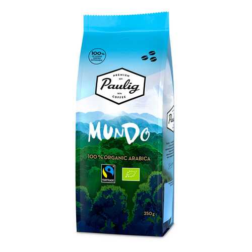 Кофе в зернах Paulig Mundo 250г в Шелл