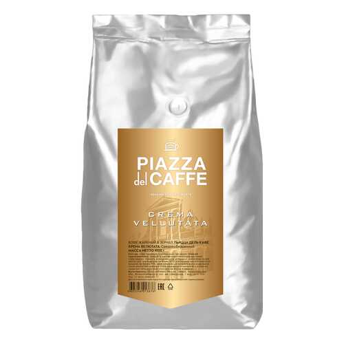 Кофе в зернах Piazza del Caffe Crema Vellutata 1 кг в Шелл