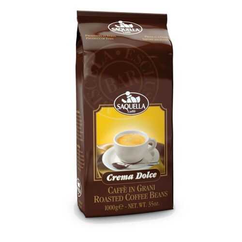 Кофе в зернах Saquella crema dolce 1 кг в Шелл