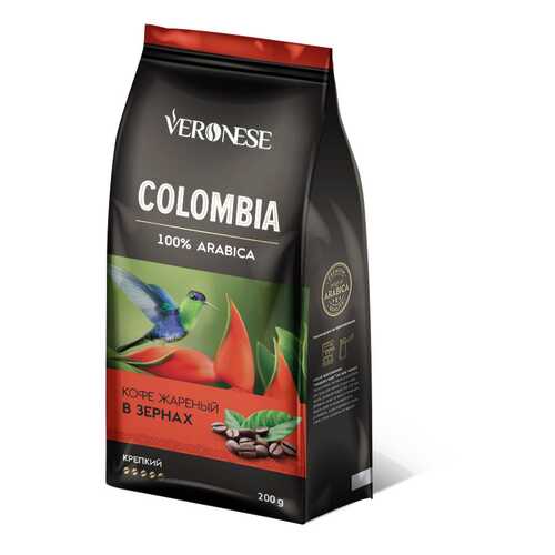 Кофе в зернах Veronese Colombia 200 г в Шелл