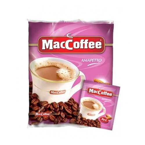 Кофейный напиток растворимый MacCoffee амаретто 3в1 25 г 18 штук в Шелл